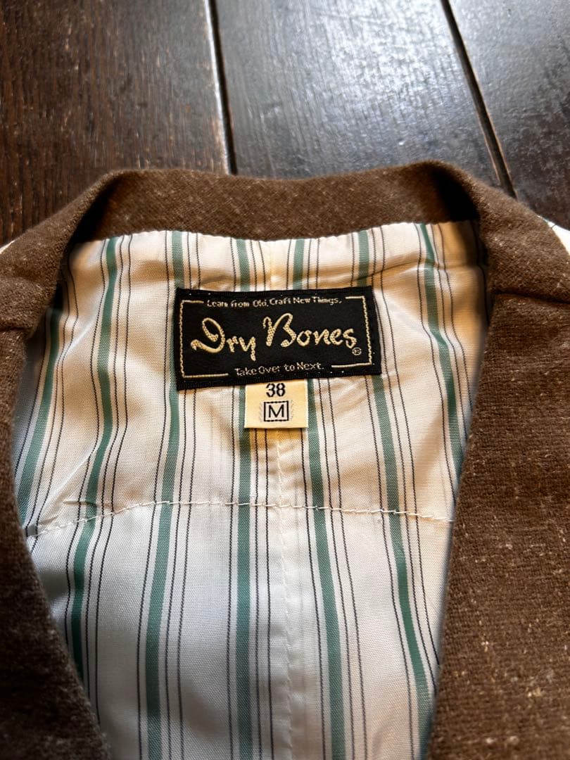 Dry Bones ドライボーンズ　ウール混裏地つきベスト4 ポケット