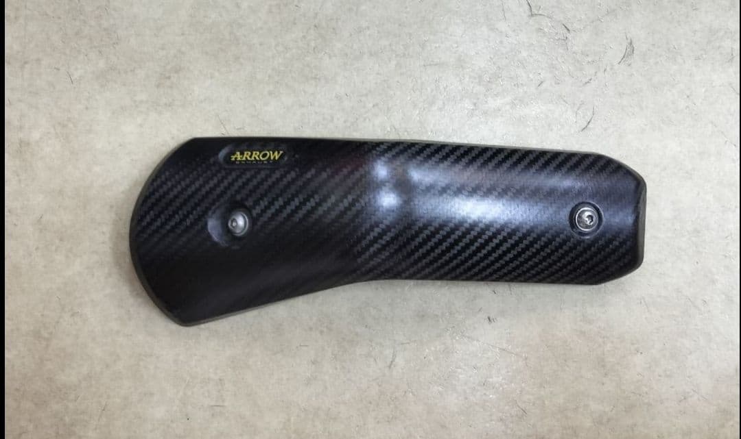 v−strom1050ARROW スリップオンマフラー オプションカーボンガード