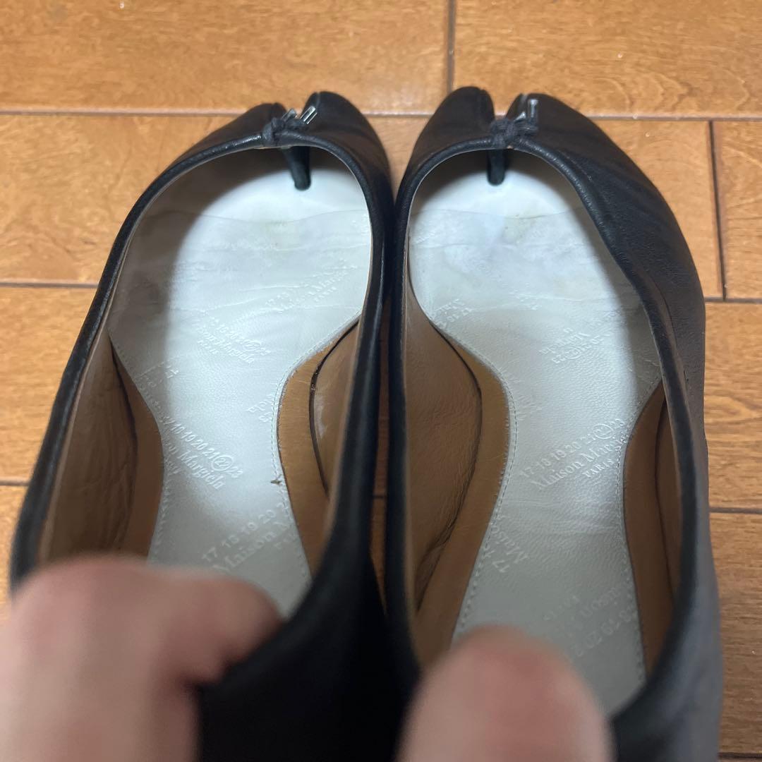 メゾンマルジェラ 黒 足袋バレエ　39