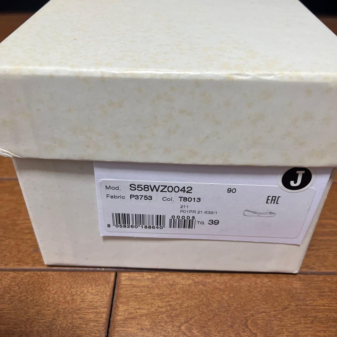 メゾンマルジェラ 黒 足袋バレエ　39