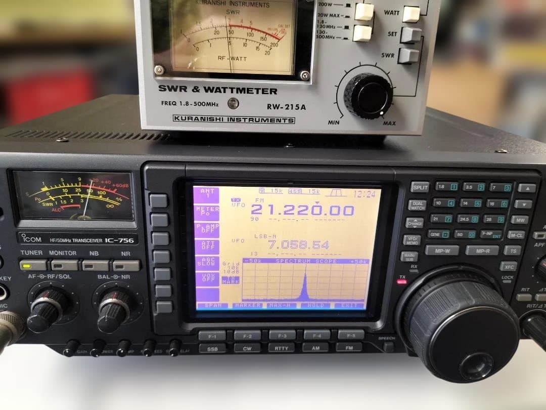 ICOM アイコム IC-756M HF/50MHz帯トランシーバー 50Ｗ機