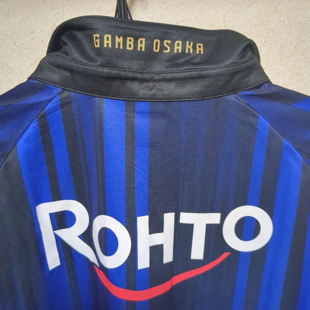 新品　ガンバ大阪　襟付きhummel サッカーユニフォーム 黒川圭介サイン入り