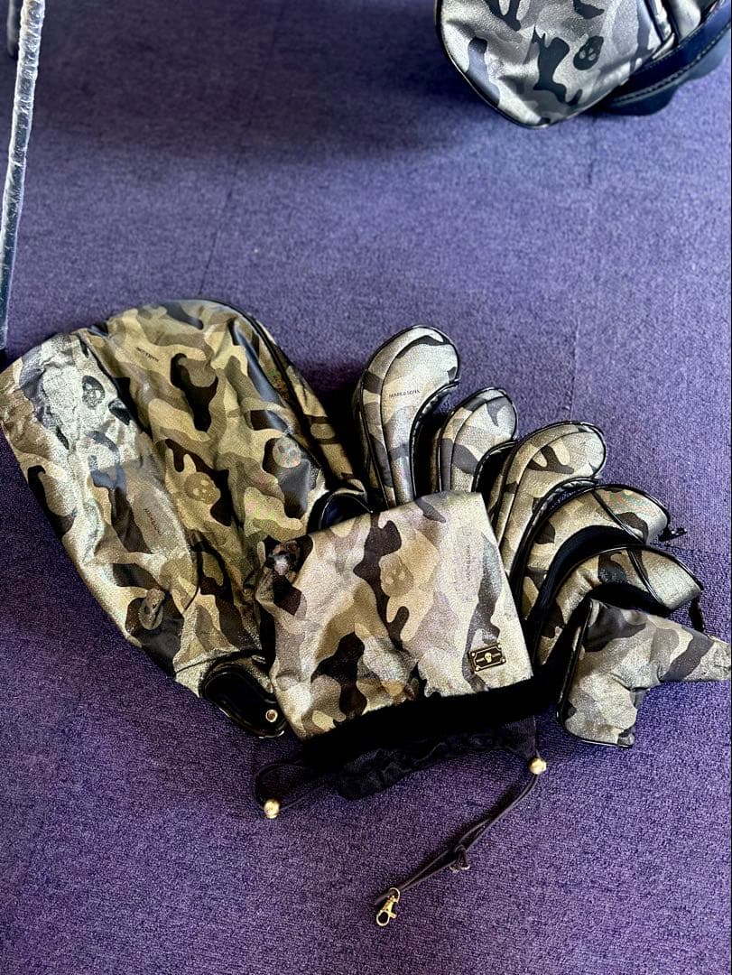 ★マーク&ロナ★超希少★メタリックカモ★キャディバッグ★オマケ多数★フルセット