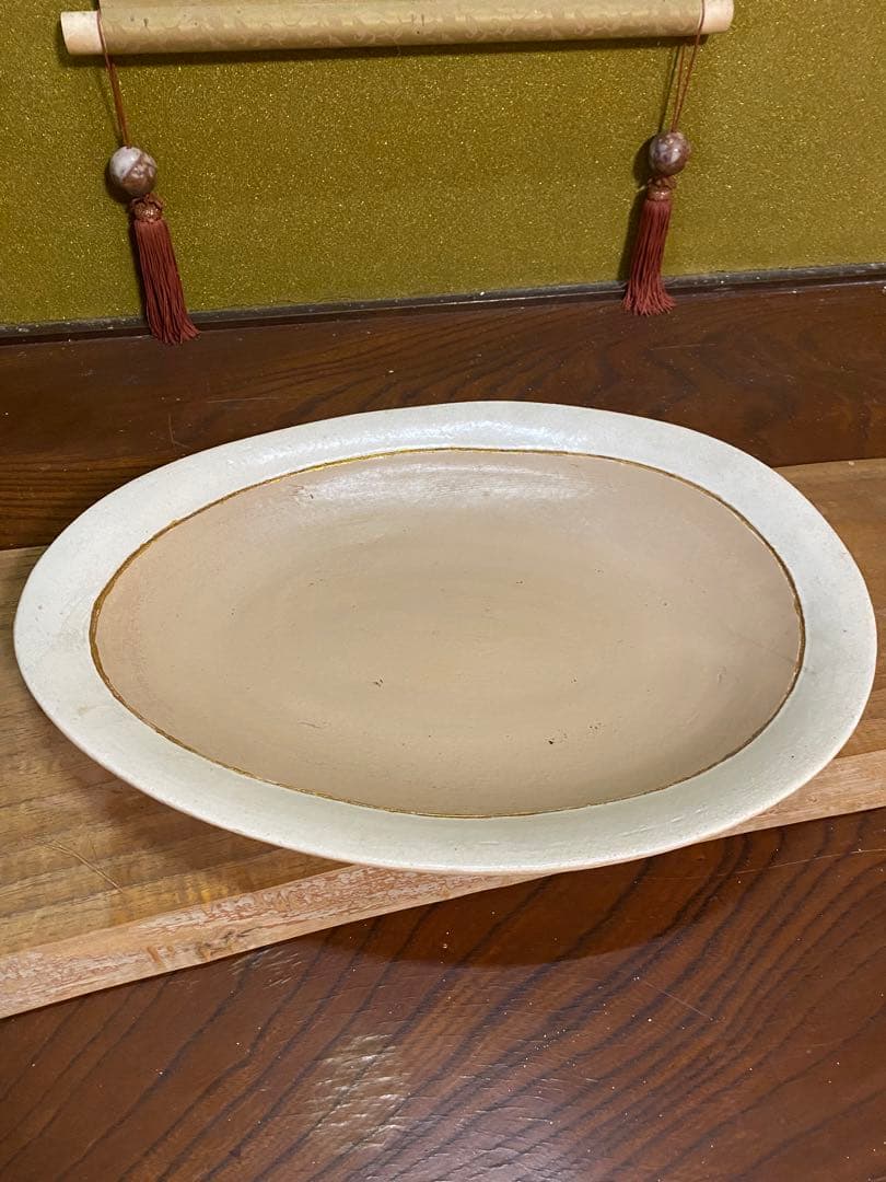 美品　花器　生花プレート　変形