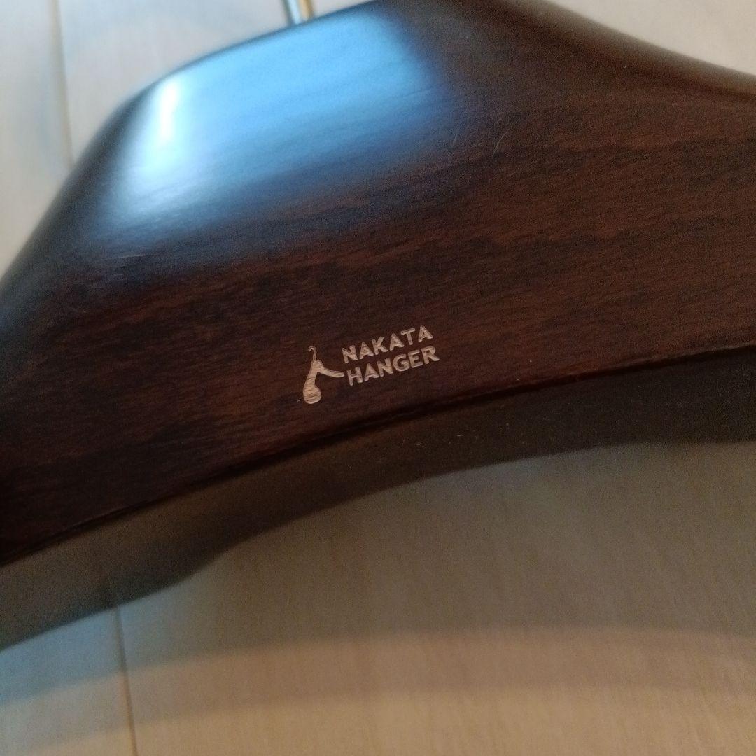 【NAKATA HANGER】 木製ハンガー ダークブラウン