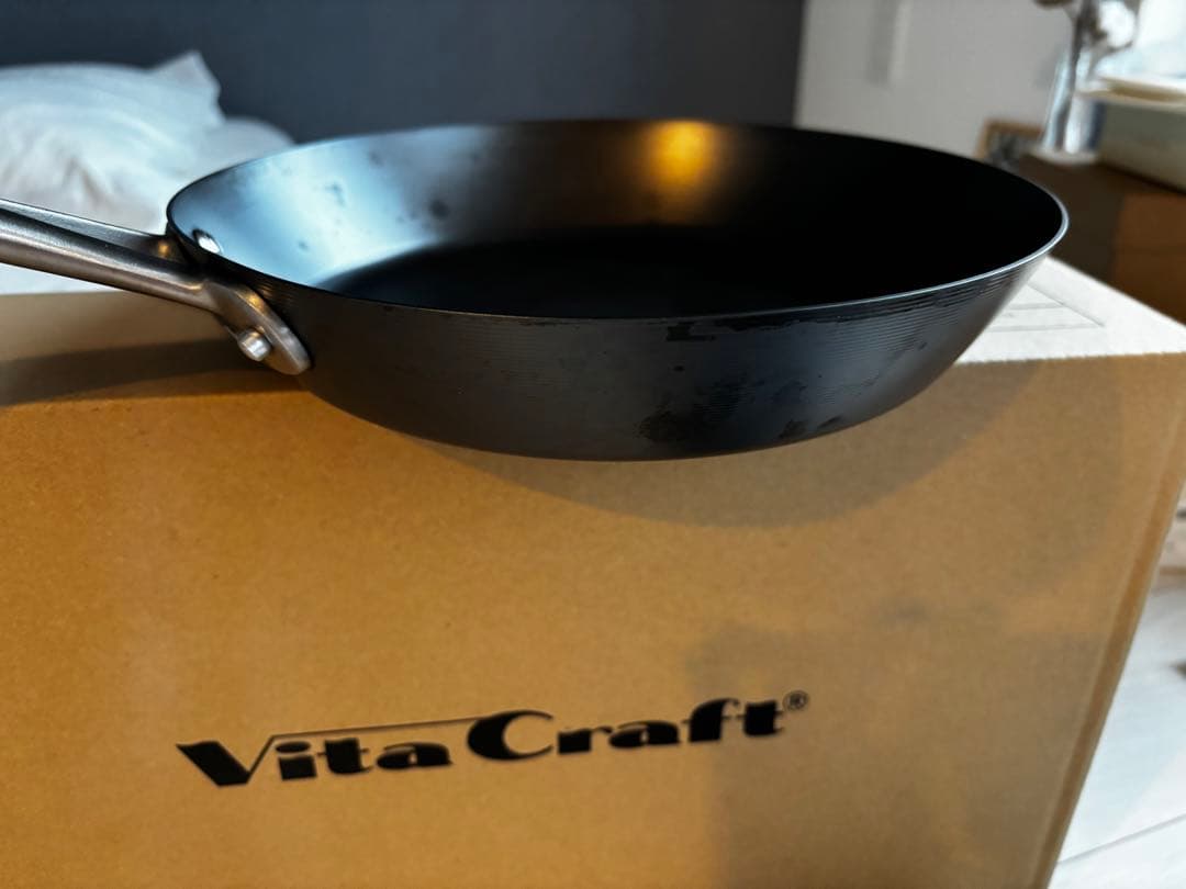 Vitacraft ビタクラフト 鉄フライパン 24cm 蓋付き 送料無料