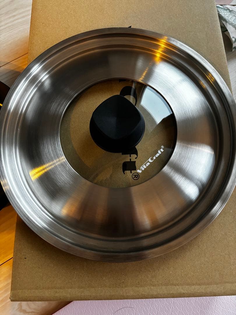 Vitacraft ビタクラフト 鉄フライパン 24cm 蓋付き 送料無料