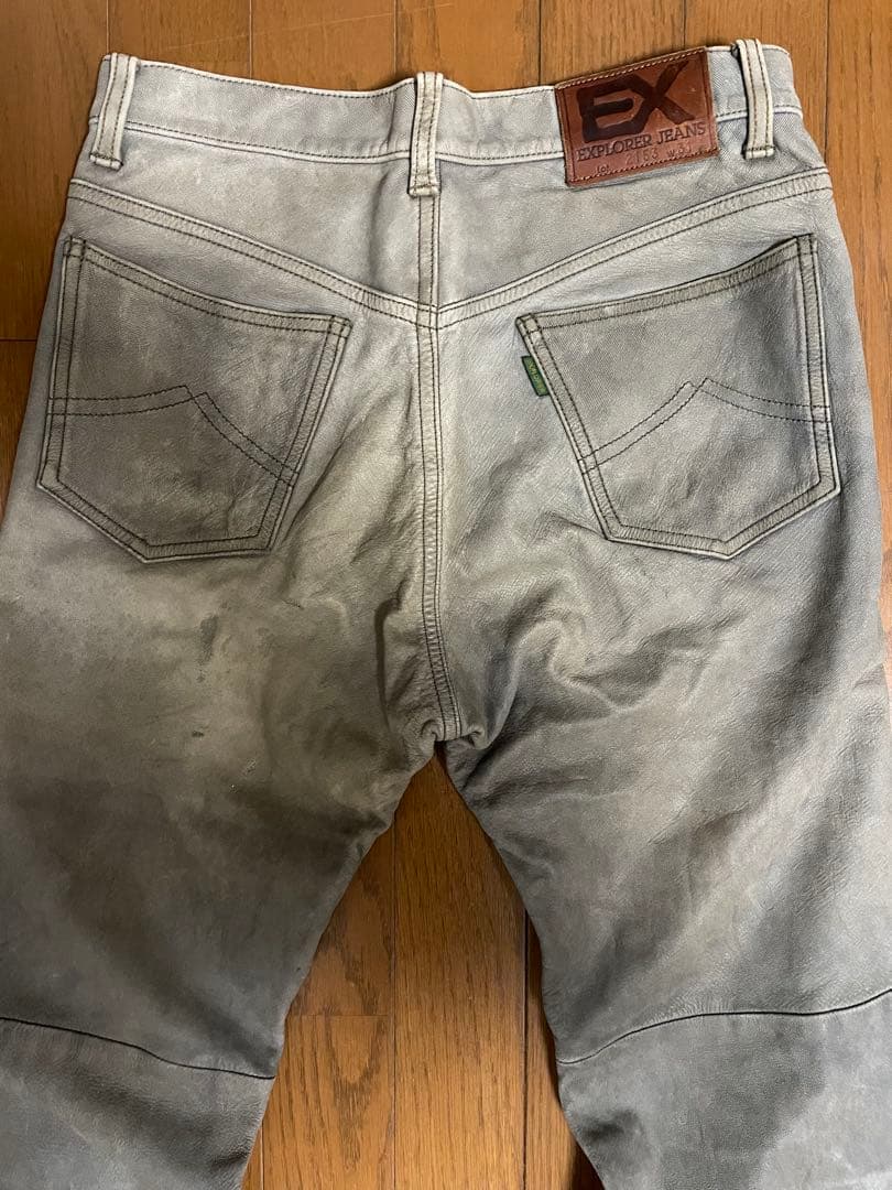 KUSHITANI レザー エクスプローラージーンズ 31 クシタニ