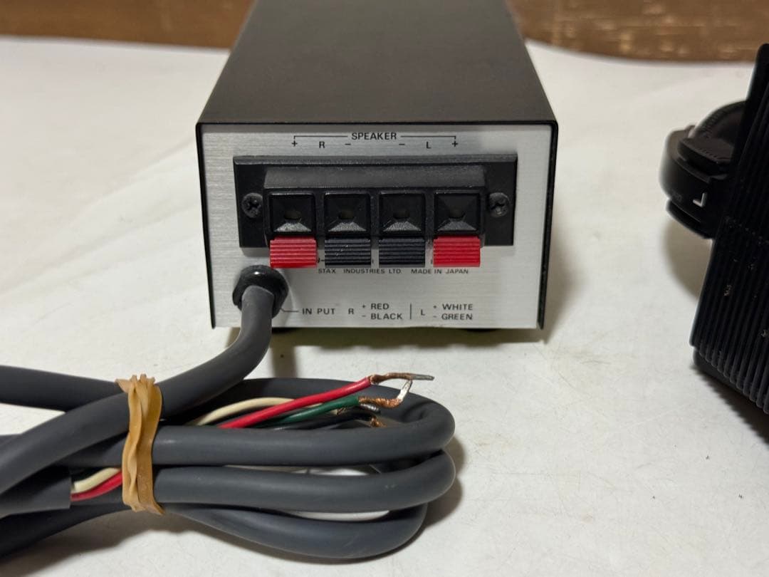 ジャンク品 STAX ADアダプター　ヘッドホンセット SRD-4 SR-80