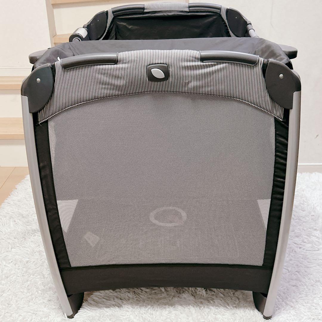 Joie ベビーベッド プレイヤード おむつ交換台 サウンド機能 収納袋付き