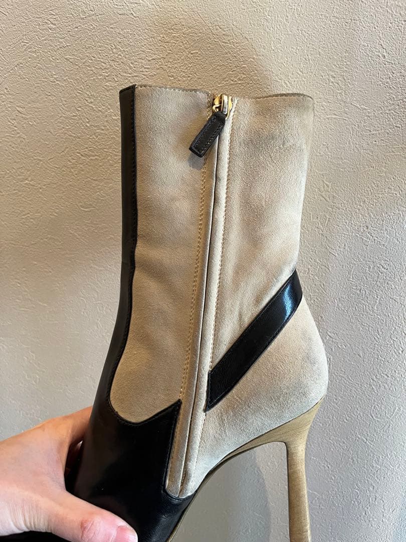 GUCCI レザー スエードブーツ　36