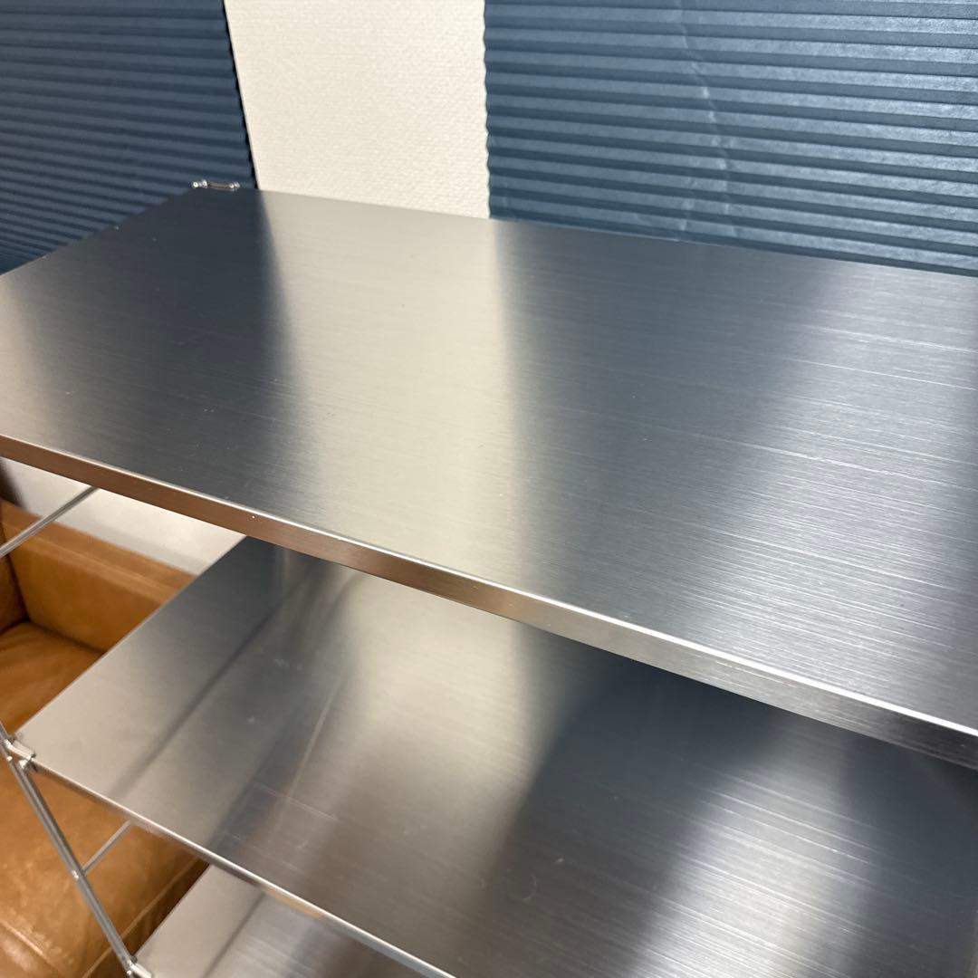 無印良品　ステンレスユニットシェルフ　中