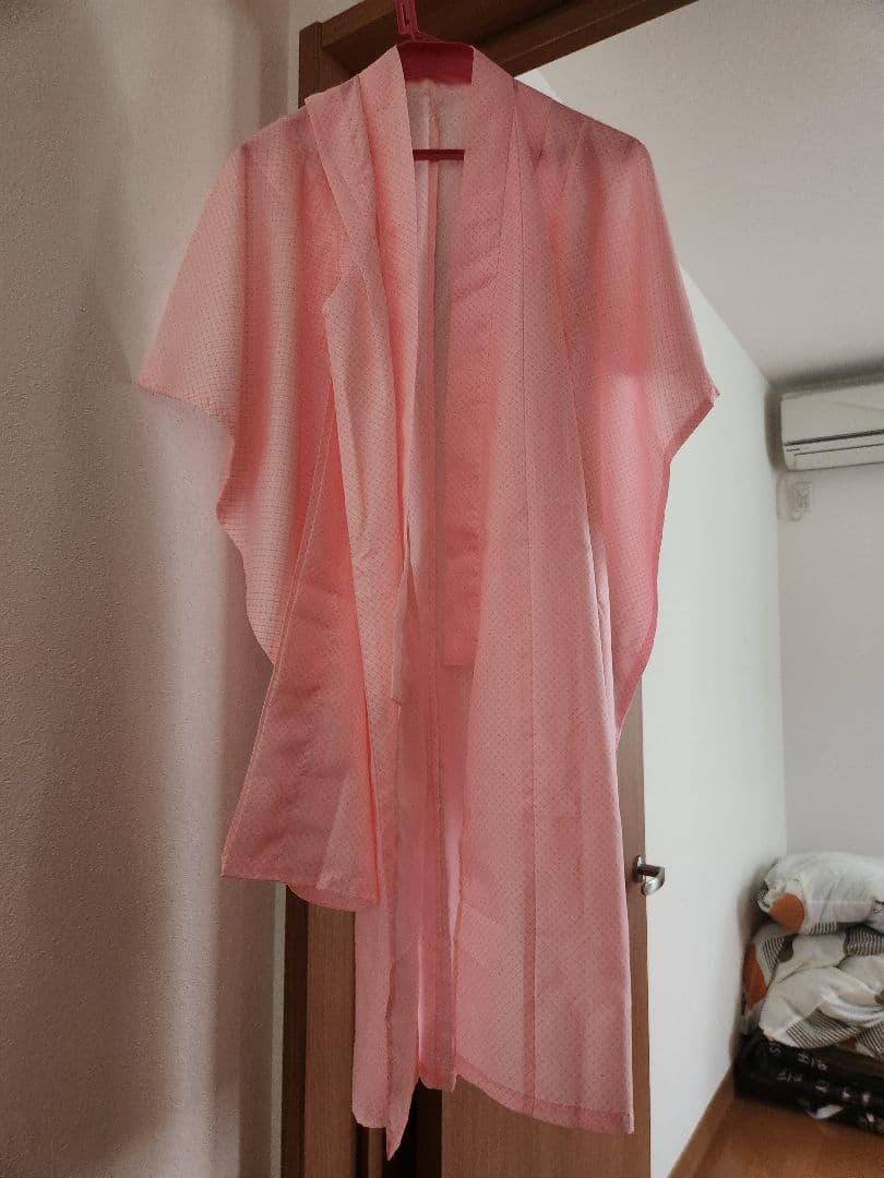 7歳着物6点セット 赤 花柄刺繍