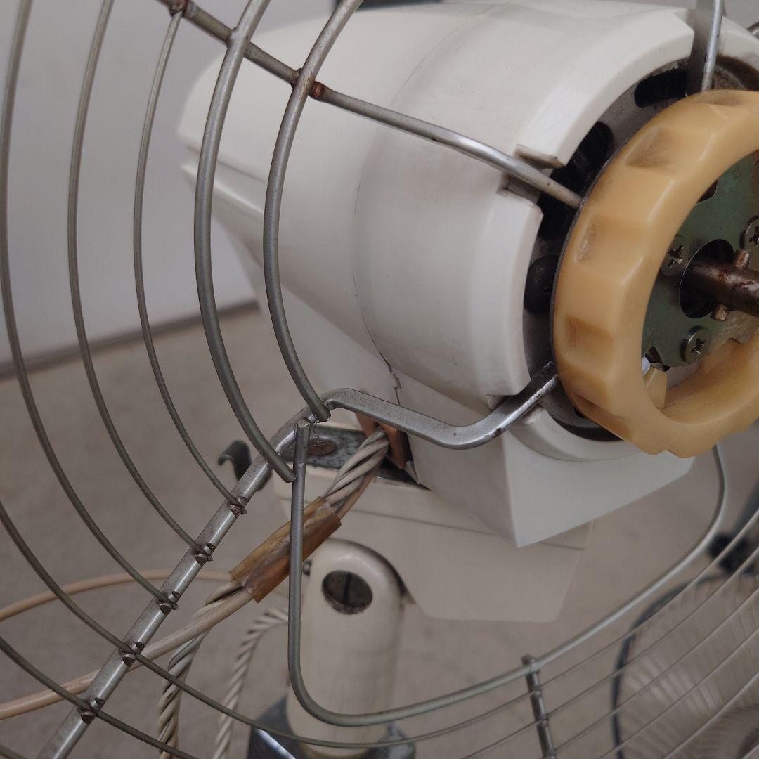 昭和レトロ 東芝扇風機 SF-30F 1968年製 青い4枚羽根の扇風機 可動品