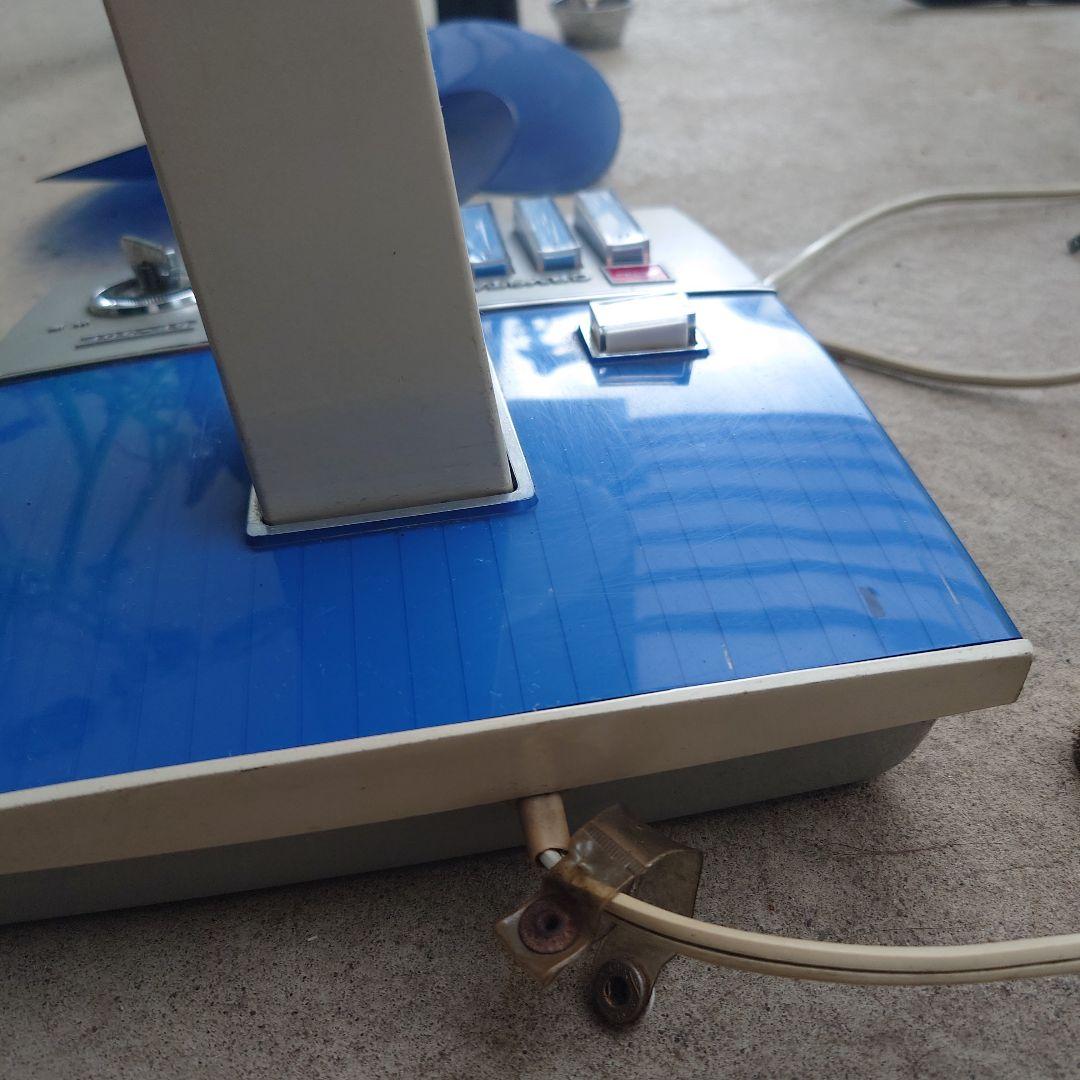 昭和レトロ 東芝扇風機 SF-30F 1968年製 青い4枚羽根の扇風機 可動品