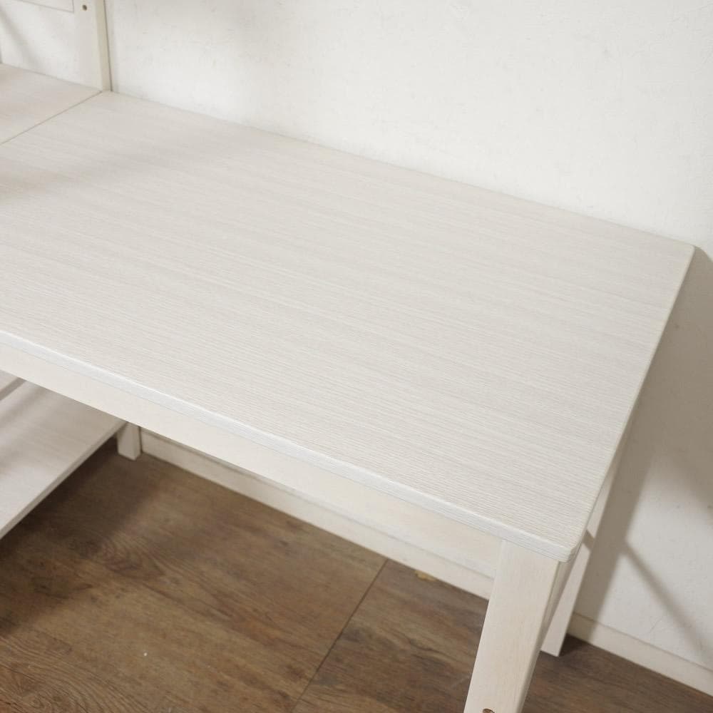 フォロー割【新品】ラック付きデスク　可動式棚　幅105cm　収納　多用途