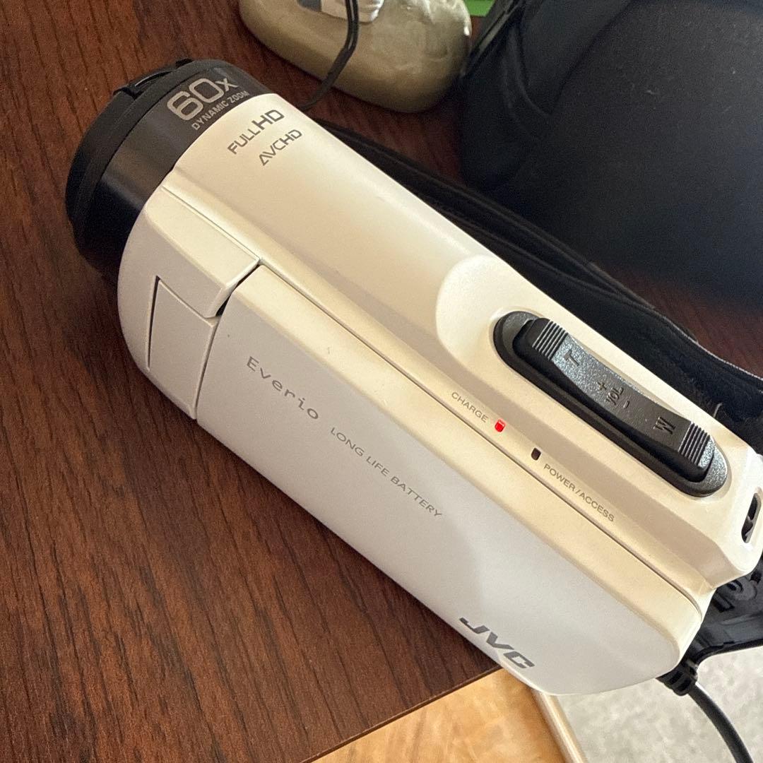 JVC Everio ビデオカメラ フルHD 60倍ズーム