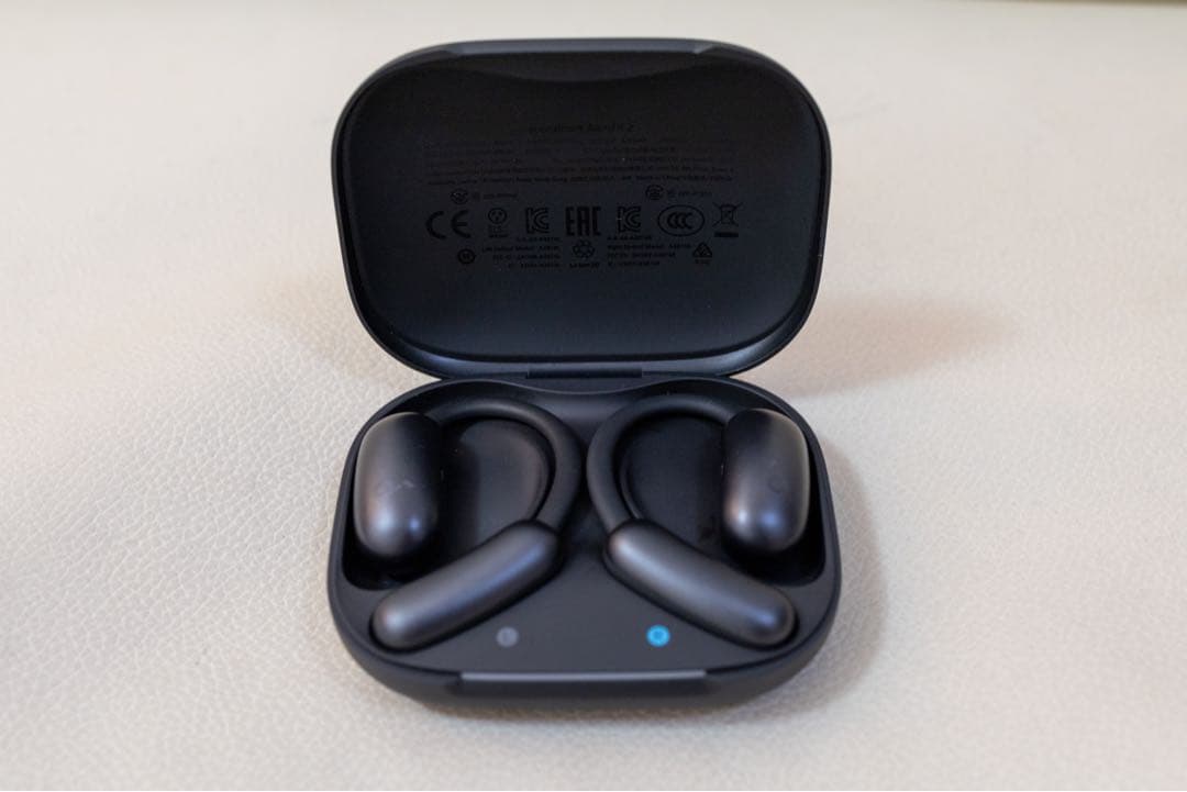 美品 soundcore AeroFit 2 ワイヤレスイヤホン ブラック