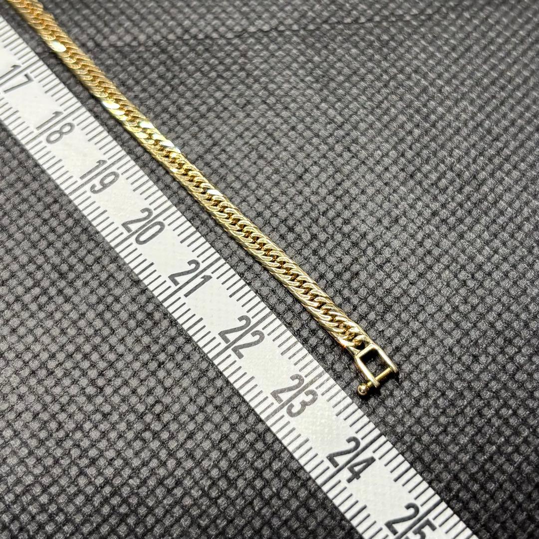 K18 喜平 KIHEI アンクレット 6.1g 8面トリプル YG レディース