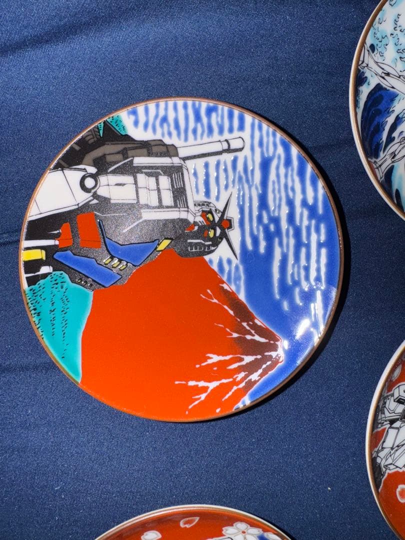 ガンダム九谷焼　豆皿　5枚セット