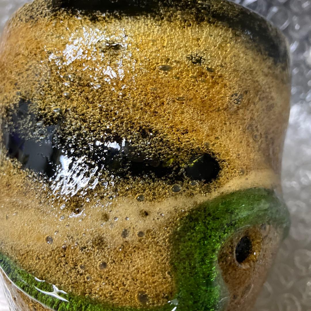 稲嶺盛吉　泡グラス