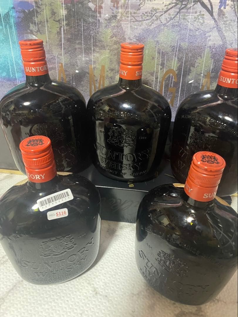 希少⭐️サントリー オールド ウイスキー 特級　5本セット　古酒　当時物1970年