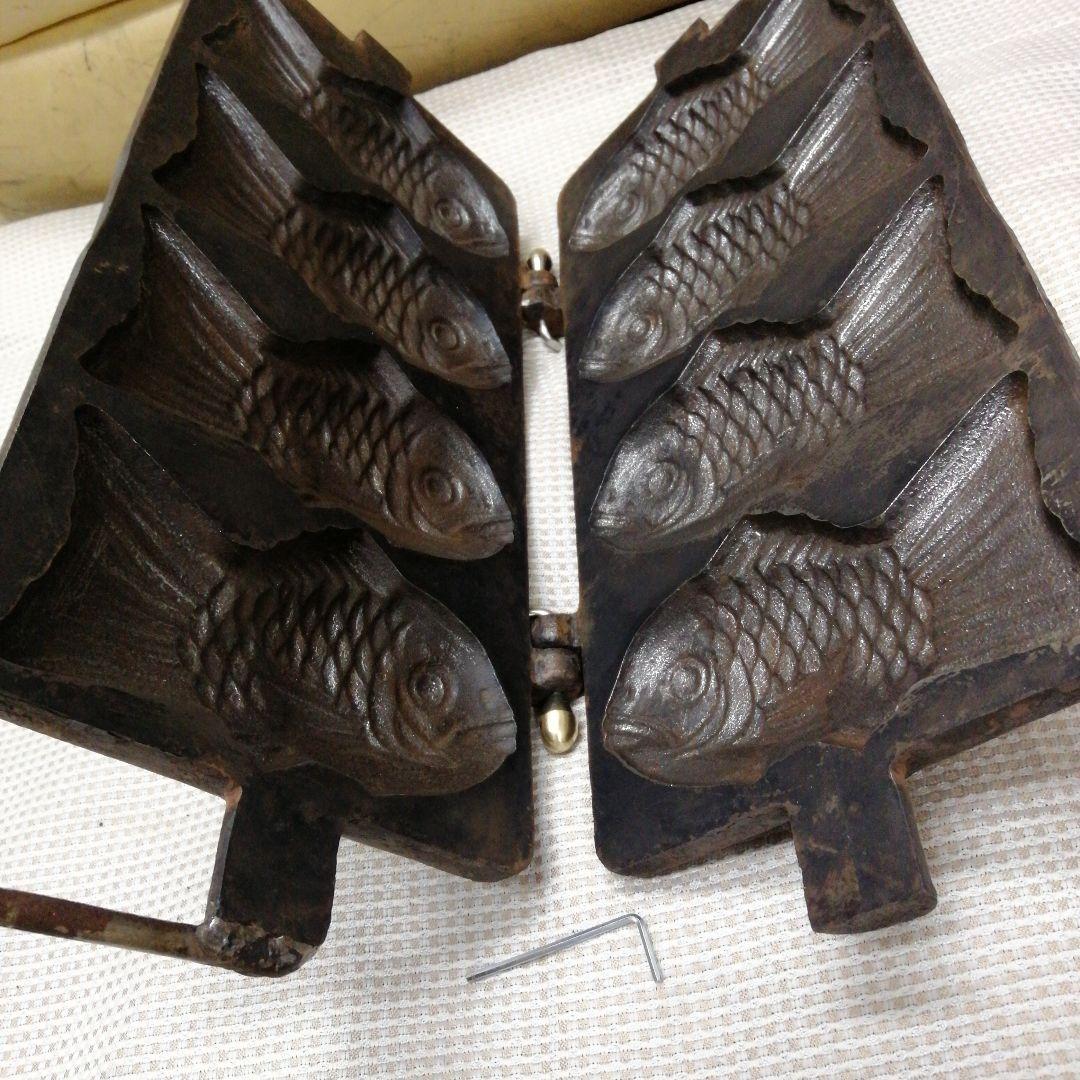 業務用　たい焼き器　鯛焼き器　鋳物　鉄製