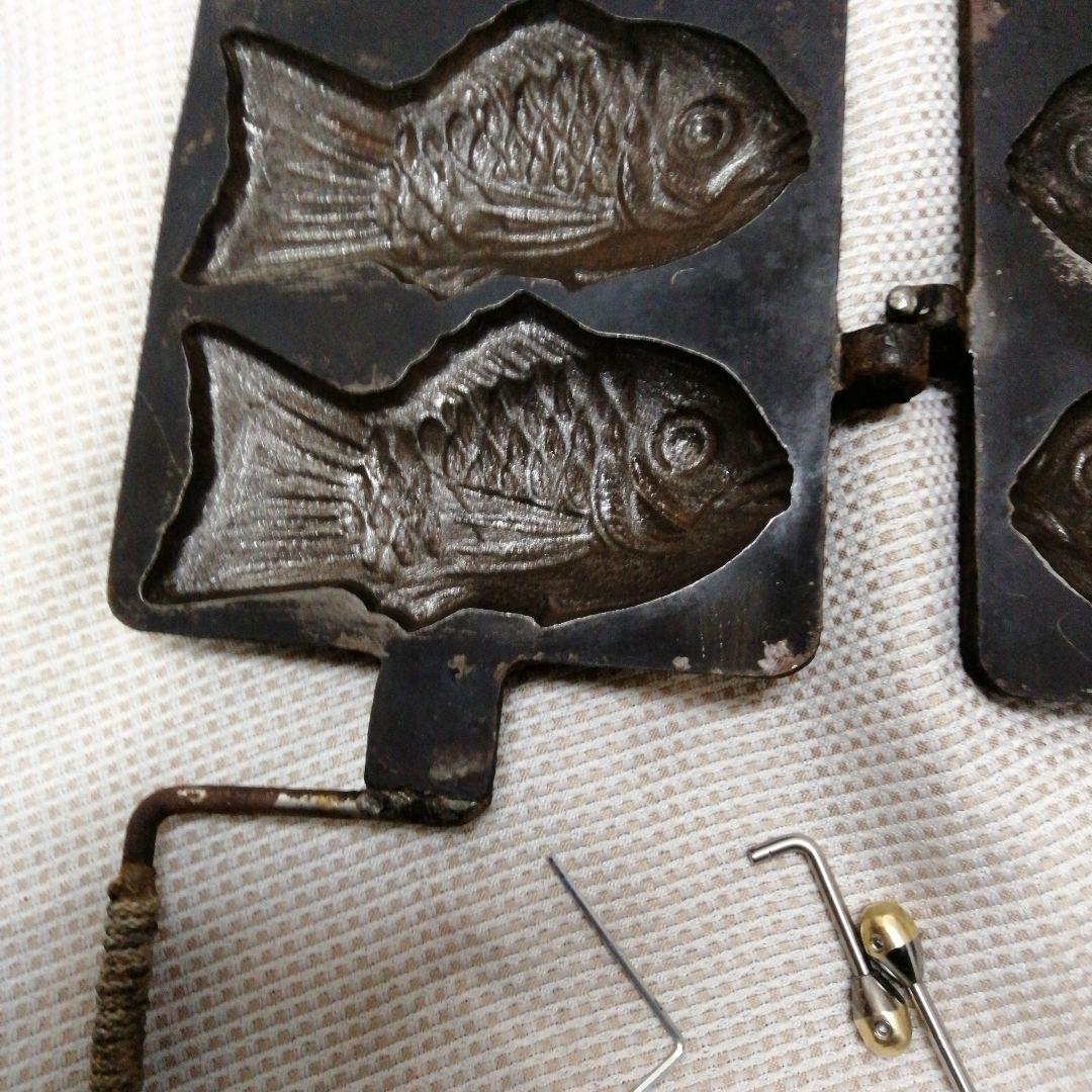 業務用　たい焼き器　鯛焼き器　鋳物　鉄製