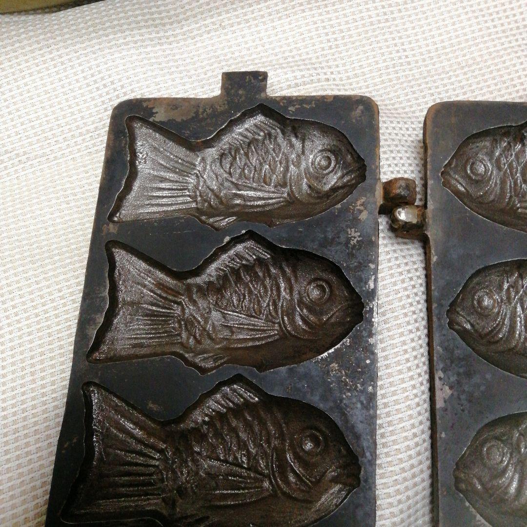 業務用　たい焼き器　鯛焼き器　鋳物　鉄製