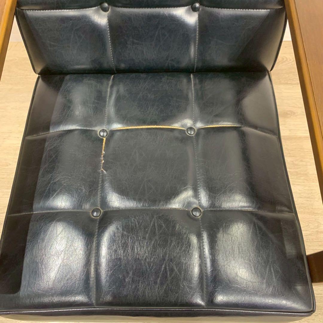 カリモク Kチェア レトロ ヴィンテージ 1シーター シングルソファ ソファ④