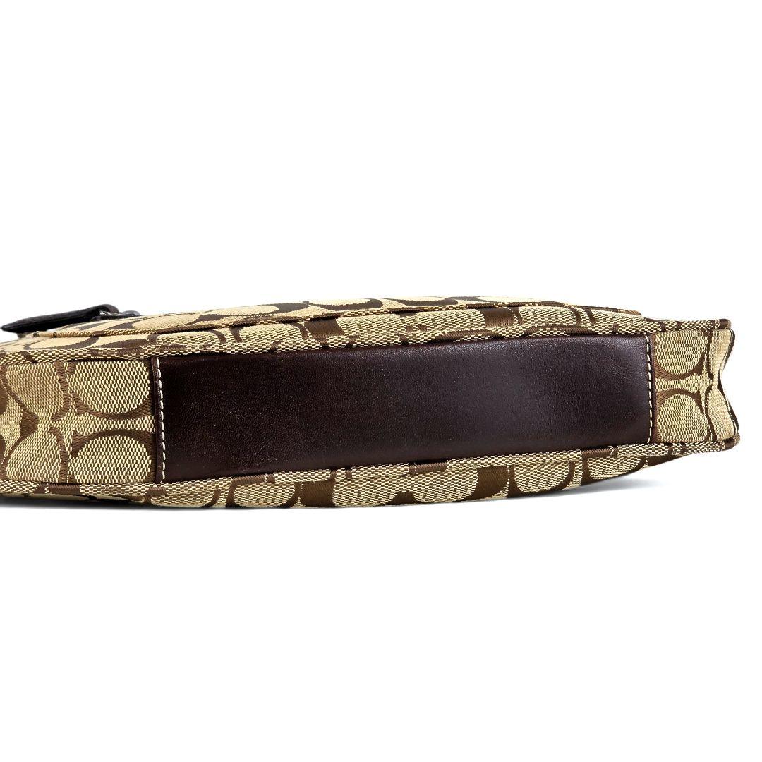 極美品 コーチ COACH シグネチャー ホーボー ショルダーバッグ 6045