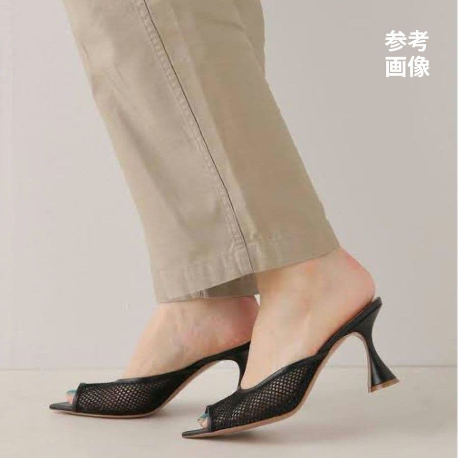 希少サイズ35【未使用極美品】ペリーコ メッシュサンダル／ミュール フレアヒール