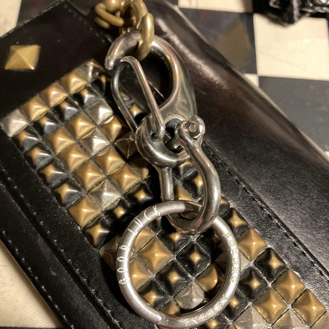 wichardシャックル　ブラス製シルバーメッキカラビナ使用　キーホルダー　新品