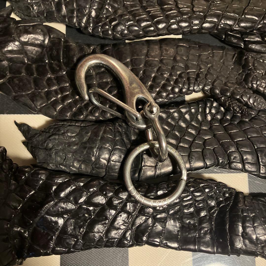 wichardシャックル　ブラス製シルバーメッキカラビナ使用　キーホルダー　新品