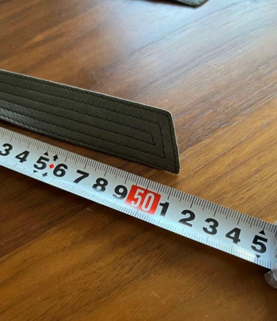 Christian Dior グレー レザー ベルト