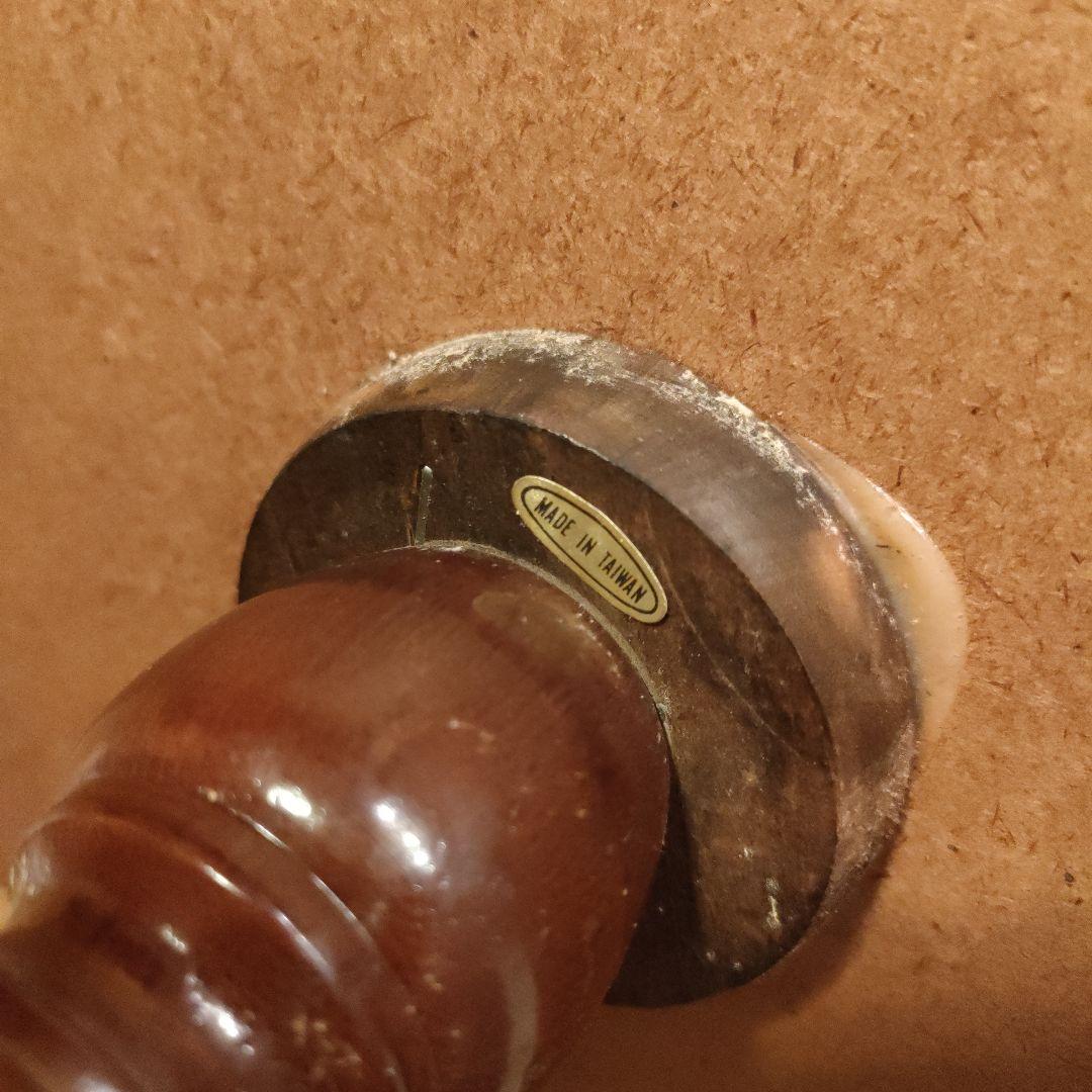 サイドテーブル 花びら型天板 木製 八角形 ヴィンテージ アンティーク