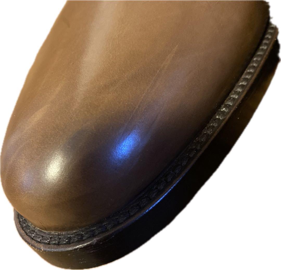 美品　SARTORE サルトル　シングルバックベルト　ジョッキーブーツ　ブラウン