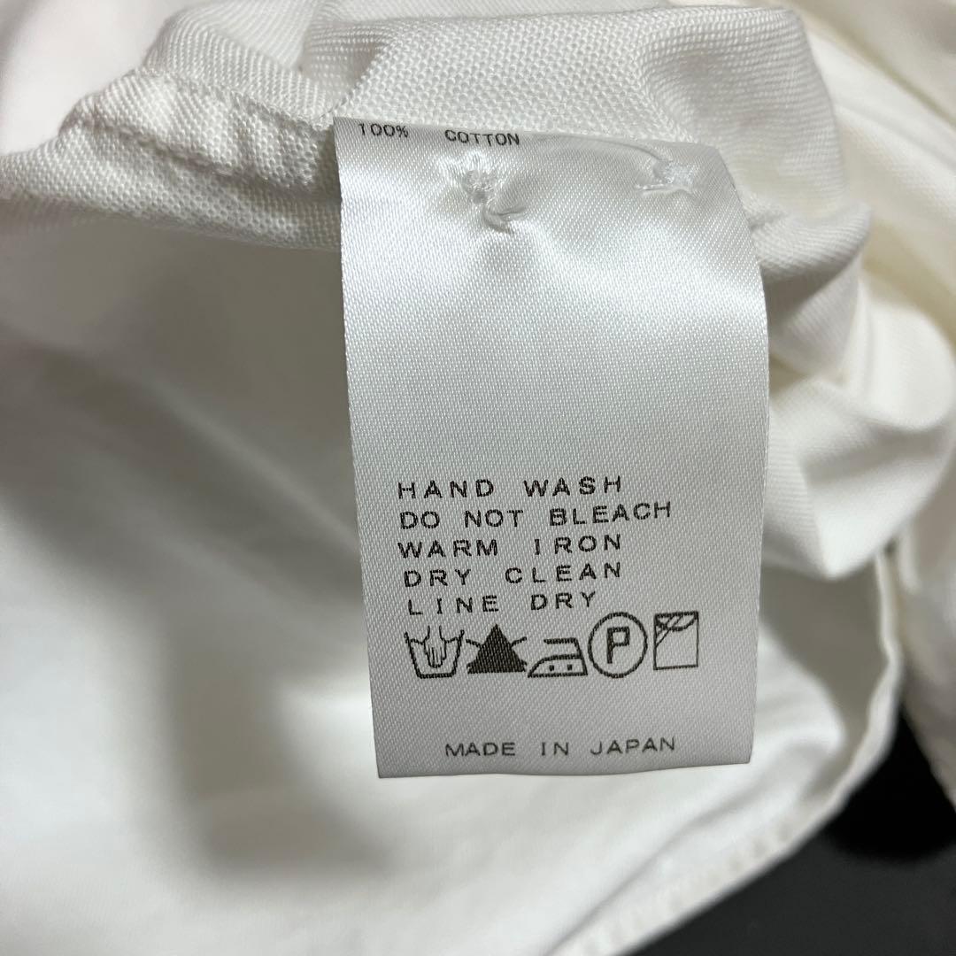 【美品】マディソンブルー シャツ　ブラウス　長袖　ボタンダウン 白 オックス生地