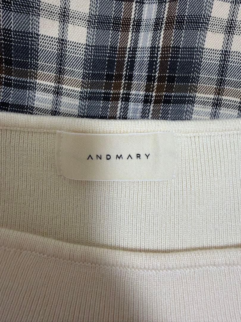 ワンピース andmary andmary karen check mini dress