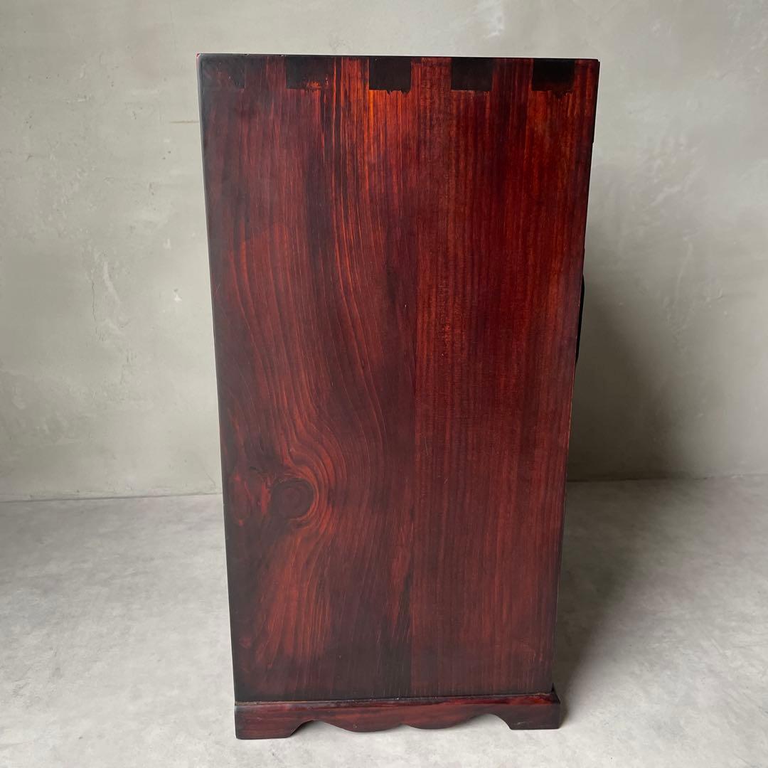 仙台箪笥　時代箪笥　和風家具　キャビネット　木製　レトロ　鍵つき