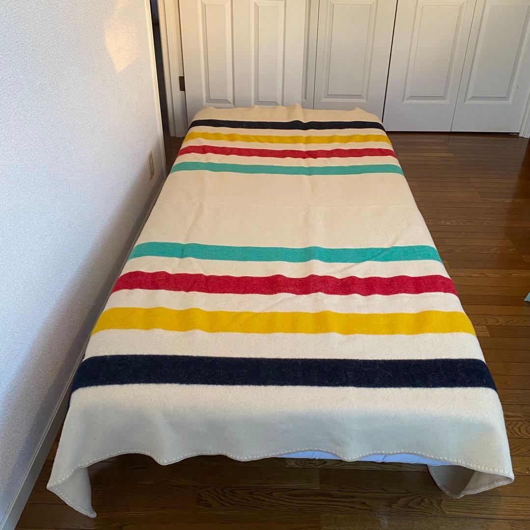 HUDSON'S BAY 4ポイントブランケット ヴィンテージ 50s