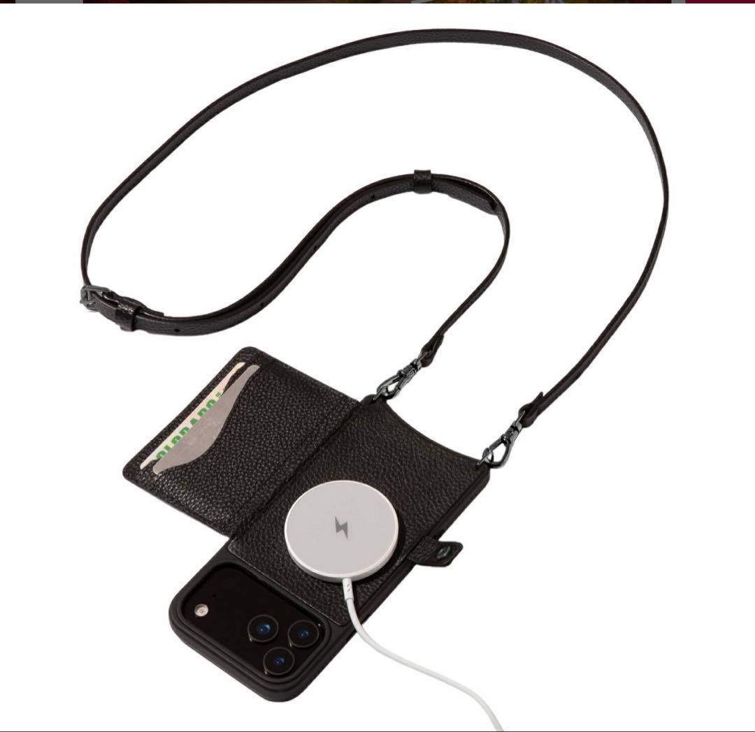 BANDOLIER iPhone17ProMax ケース＆ストラップ 黒