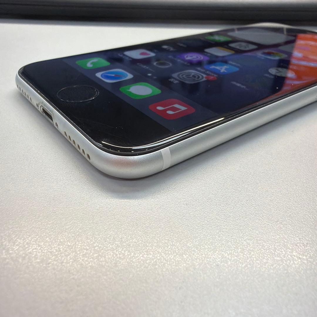 訳あり iPhone SE2 64GB ホワイト 100% TouchID不可