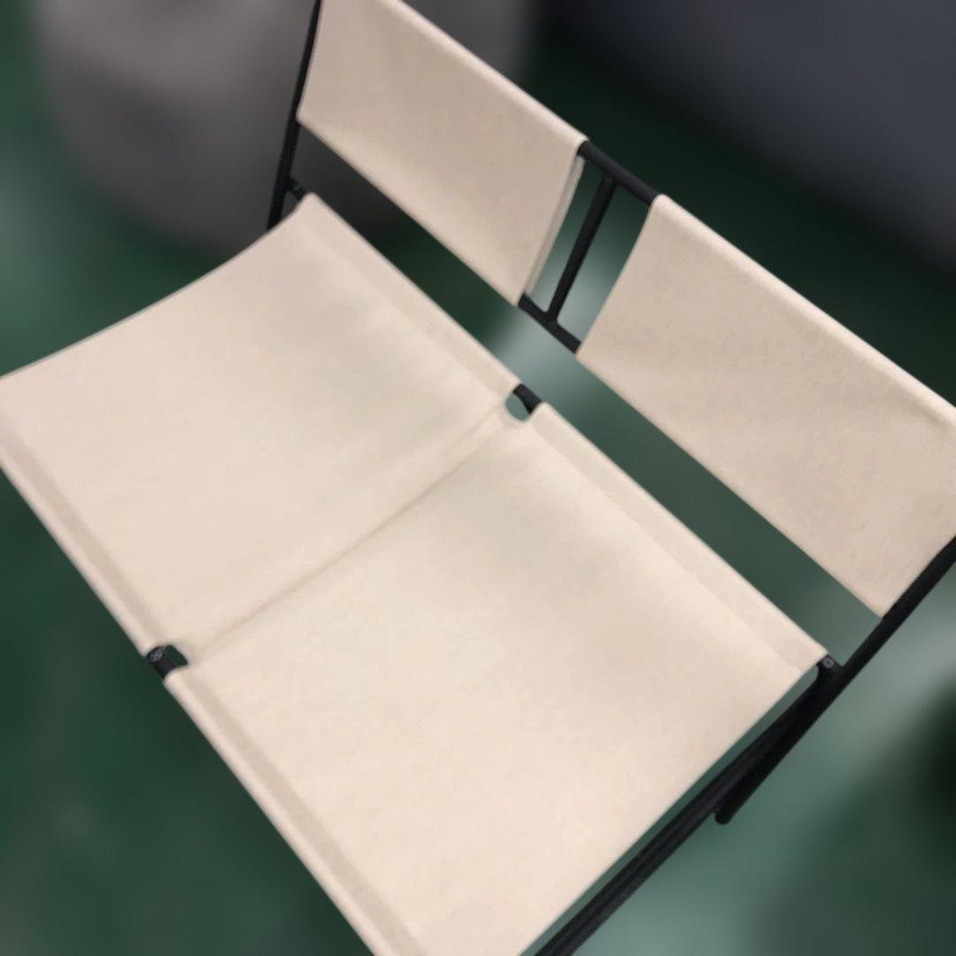 2人掛け ソファ クッション付き インテリア 折りたたみ