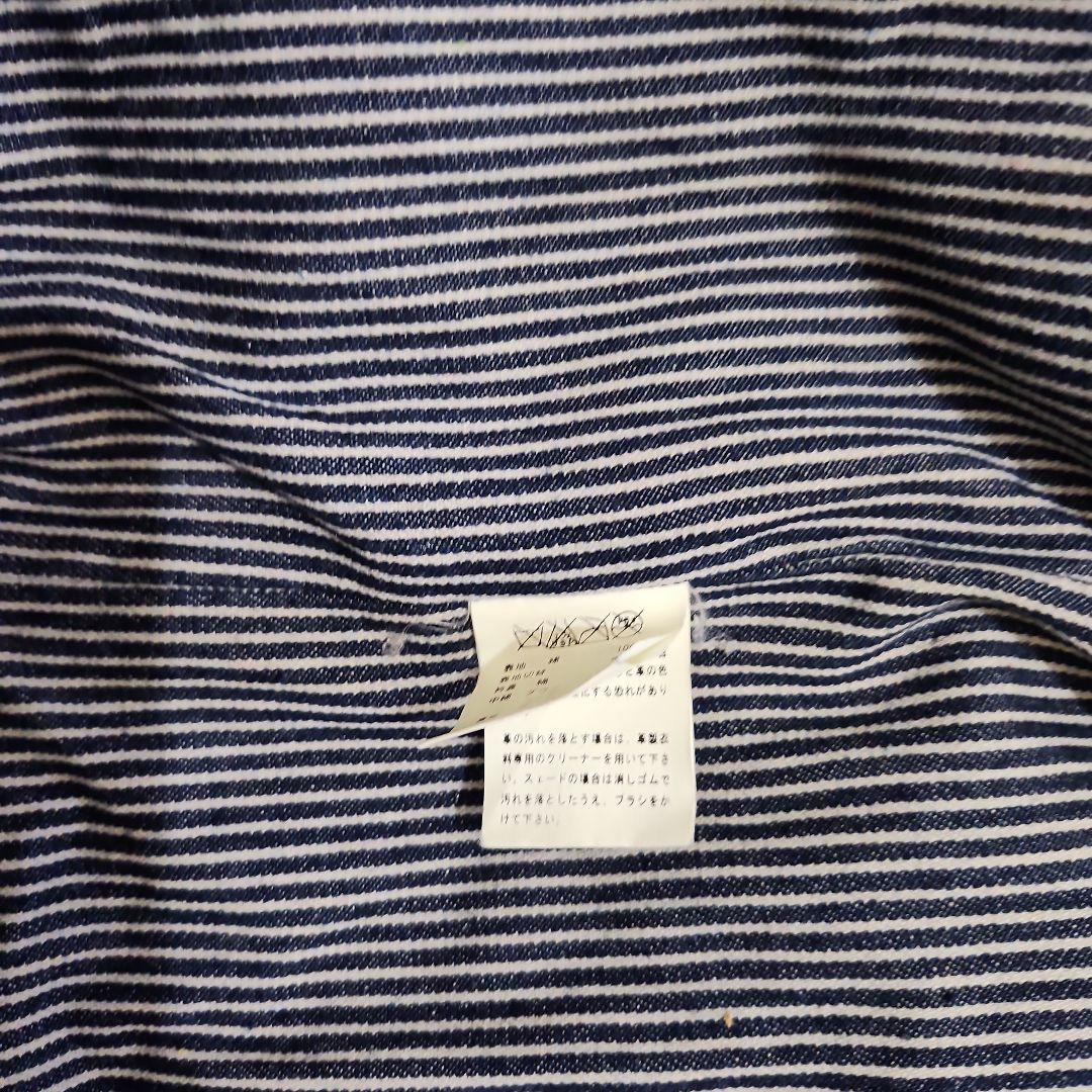 SUGAR CANE ダウンベスト デニムレザー