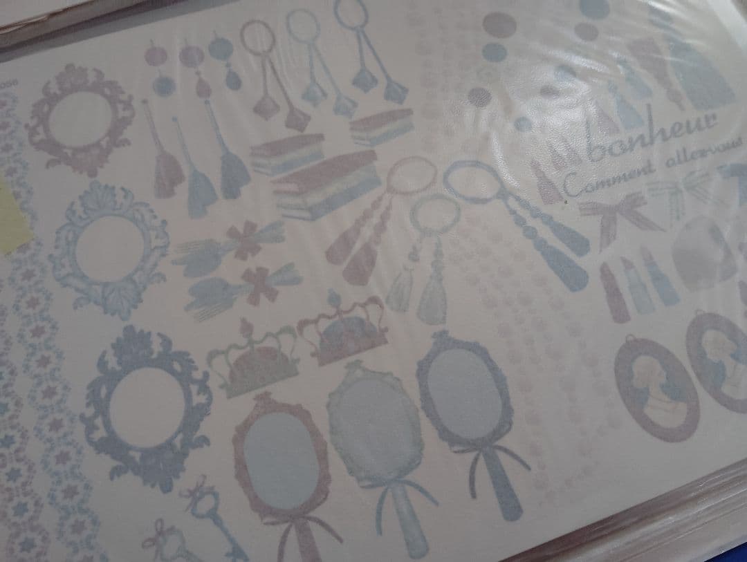 【サロン閉店】ポーセラーツ転写紙　柄　全てセットでファイルごと