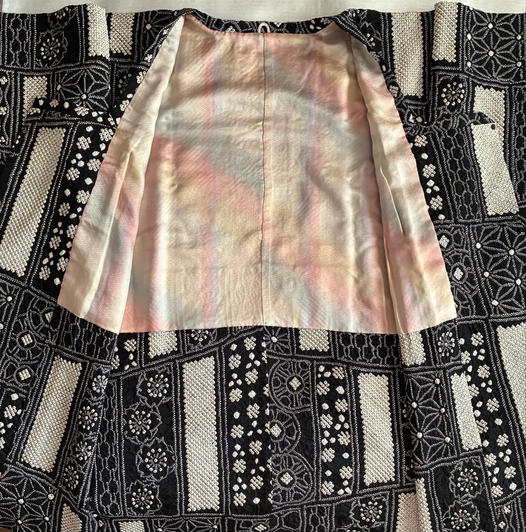 疋田　総絞り　道行コート