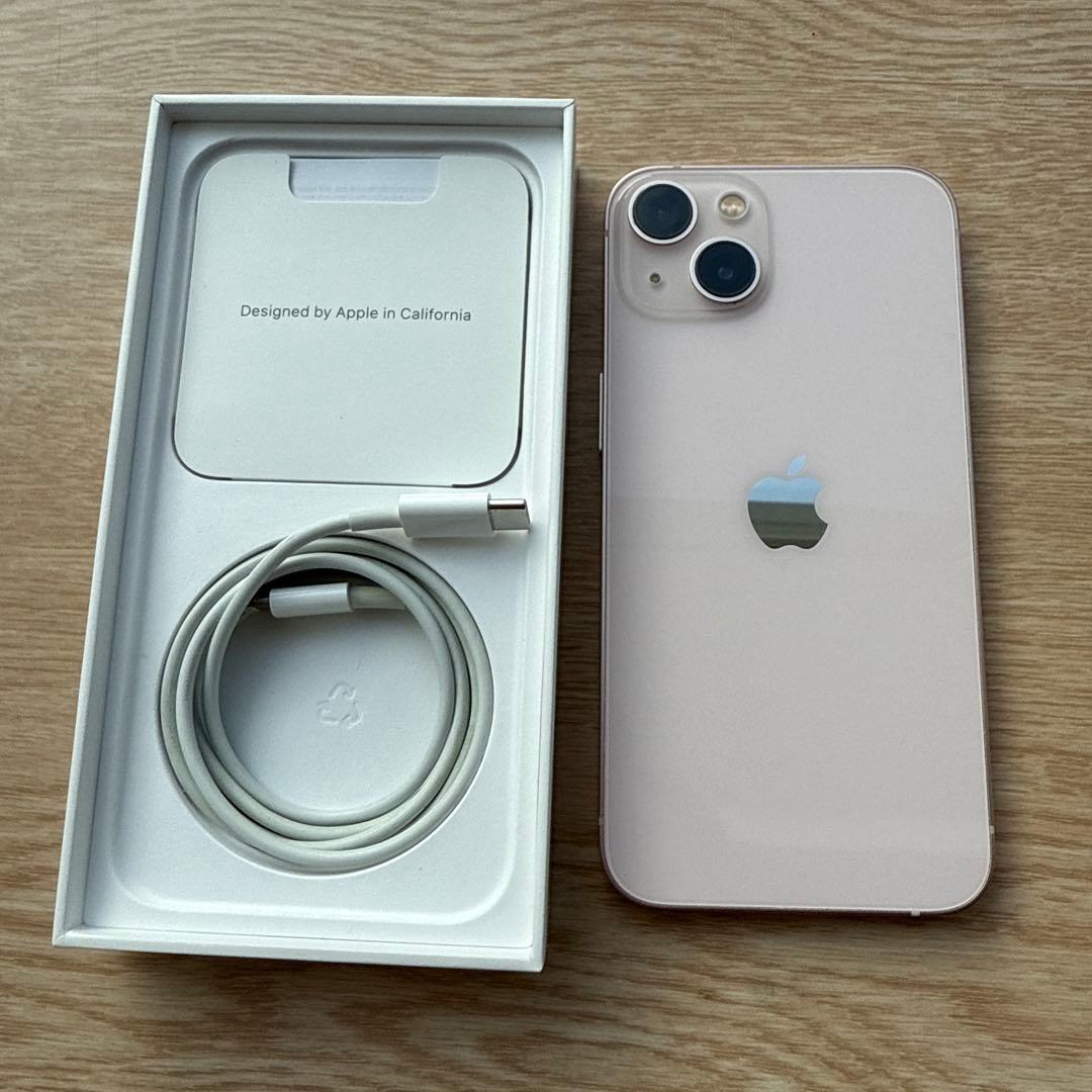 【美品】iPhone13 128GB Pink ピンク