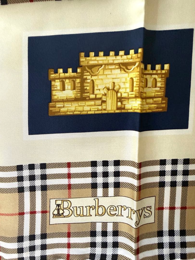 Burberrys ヴィンテージ スカーフ シルク製