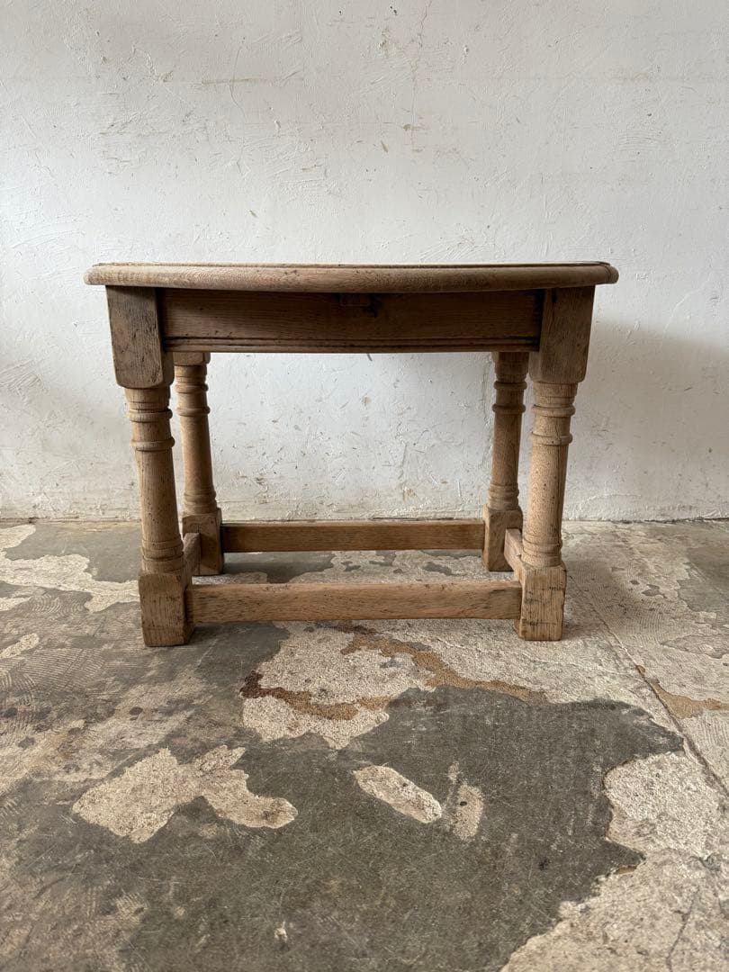 ビンテージ ドロップリーフテーブル ドロップサイドテーブル　剥離